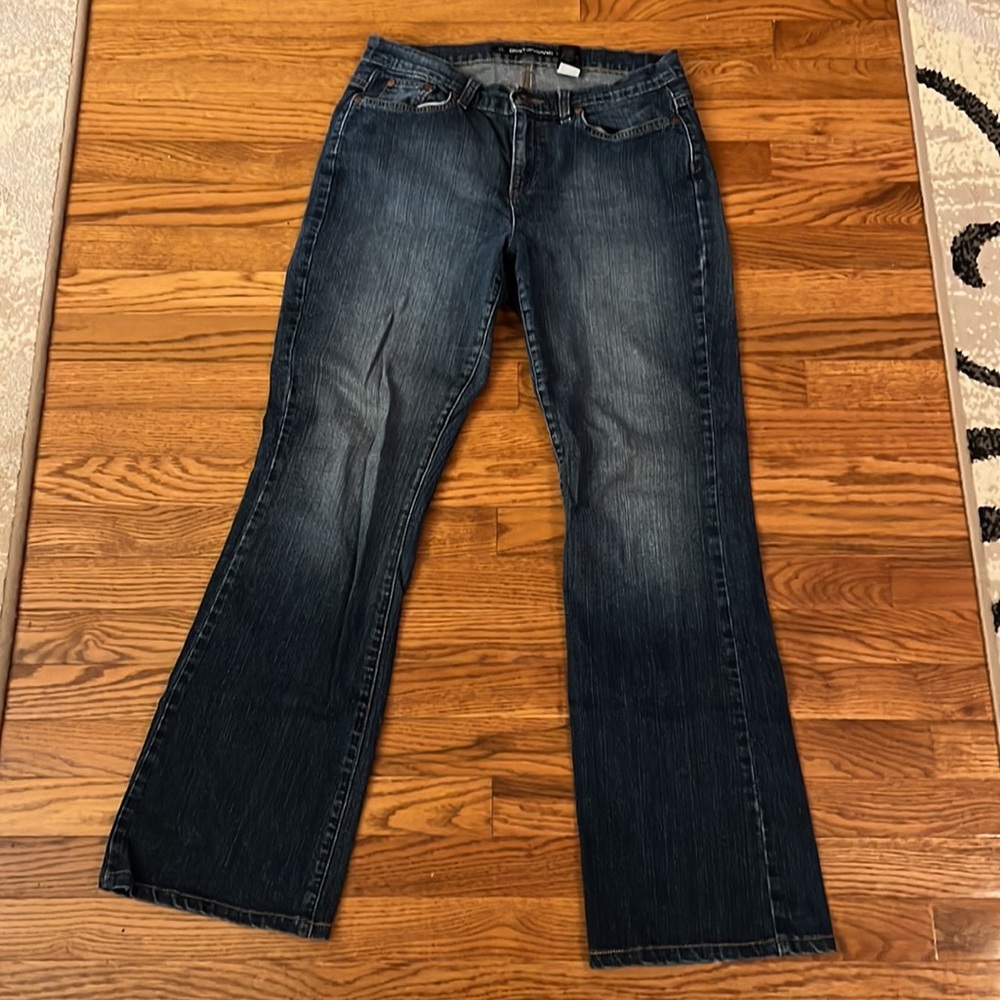DKNY jeans size 10 Flare Dark Blue